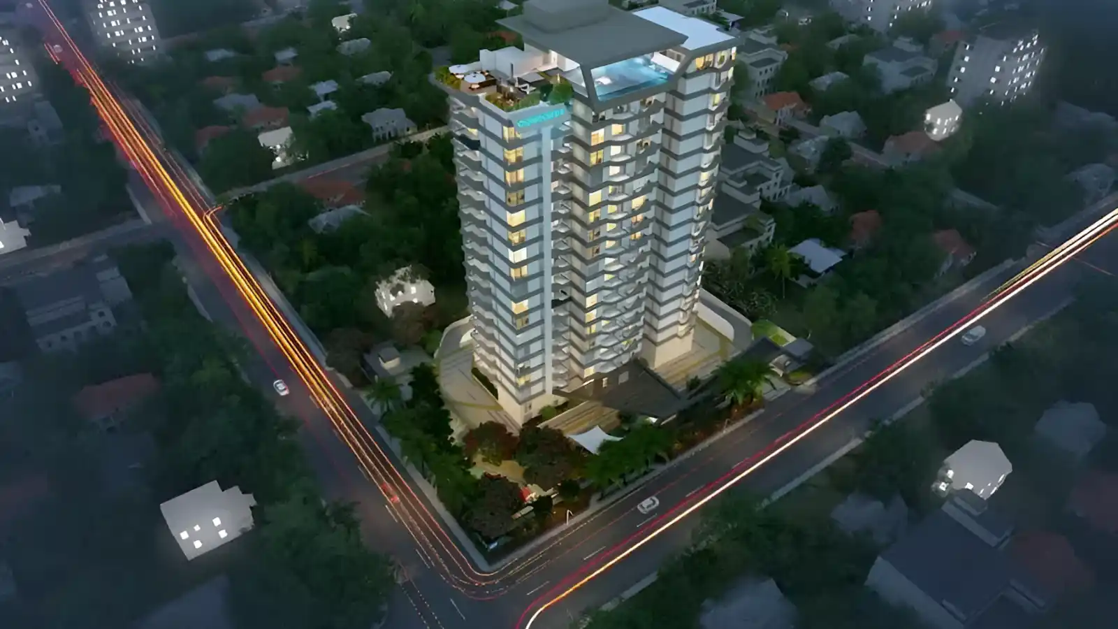 Concorde Luxepolis Apartments In Basavanagudi south Bangalore-Top-View